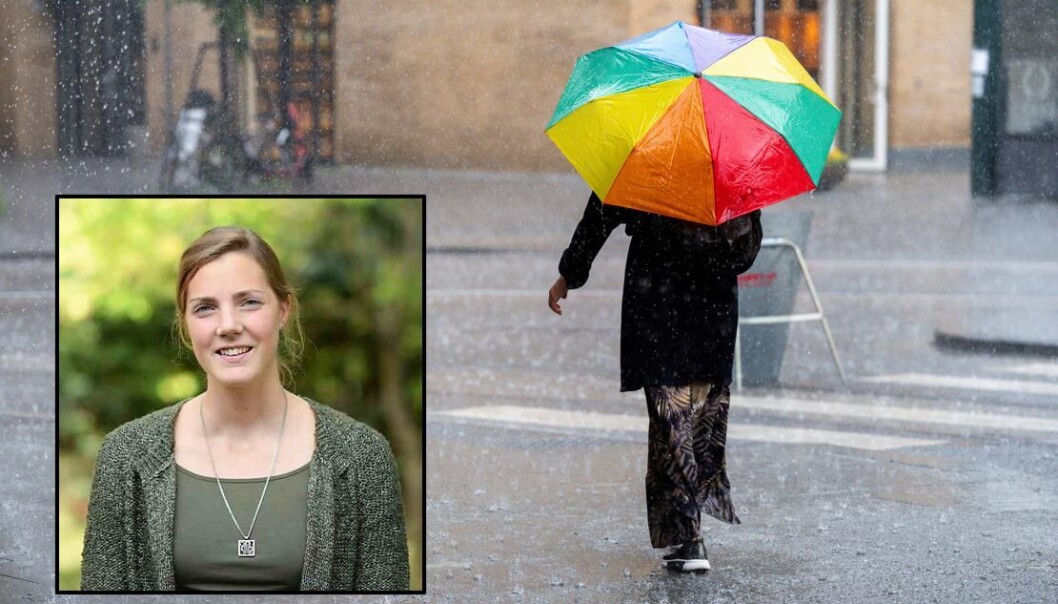 Statsmeteorolog Eldbjørg Moxnes advarer om kraftige byger, lyn og torden ut dagen. Statsmeteorolog Eldbjørg Moxnes advarer om kraftige byger, lyn og torden ut dagen.