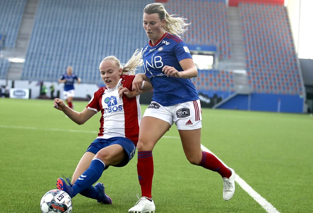 Karina Sævik hadde en solid hjemmedebut på Intility, men mål ble det ikke. Karina Sævik hadde en solid hjemmedebut på Intility, men mål ble det ikke.