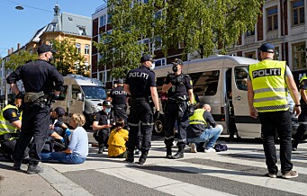 Skjerpet straff for Extinction Rebellion-aktivister som sperret gater i Oslo