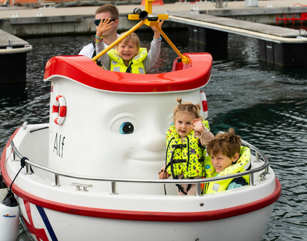 Redningsselsskapets Elias-båt er alltid populær under Havnelangs.