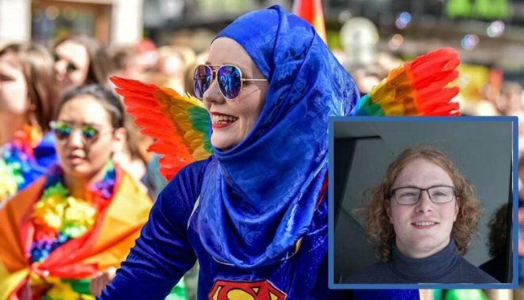 — Minoritetsgrupper har det vanskelig, og dessverre er ikke Oslo en like trygg by for de av oss som er en del av LHBTI+-familien, skriver Simen Bondevik, leder i Unge Sentrum. — Minoritetsgrupper har det vanskelig, og dessverre er ikke Oslo en like trygg by for de av oss som er en del av LHBTI+-familien, skriver Simen Bondevik, leder i Unge Sentrum.