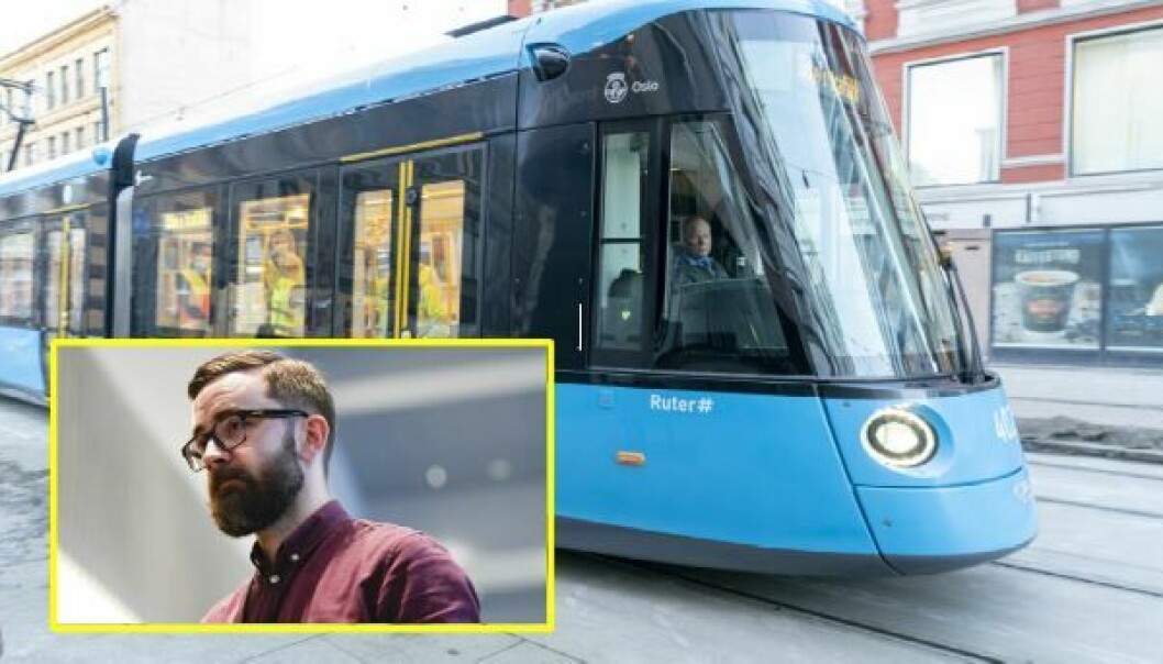 — Politisk handling for kollektivtransporten nytter. Klimakrisa krever det, og folk i Oslo fortjener det, sier Ola Wolff Elvevold i Oslo SV. — Politisk handling for kollektivtransporten nytter. Klimakrisa krever det, og folk i Oslo fortjener det, sier Ola Wolff Elvevold i Oslo SV.