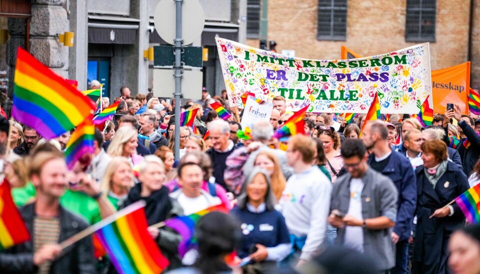 — Vi skal vise at kjærligheten vinner, og at vi skal ha et samfunn der alle skal kunne være den de er og elske den de elsker, sier Dan Bjørke, leder i Oslo pride.