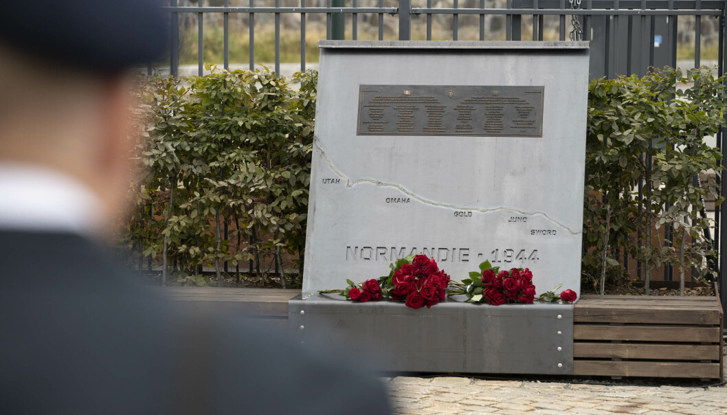 Det nye minnemerket på Normandieplassen hedrer de 52 falne nordmenn som deltok Operasjon Overlord i 1944. Det nye minnemerket på Normandieplassen hedrer de 52 falne nordmenn som deltok Operasjon Overlord i 1944.