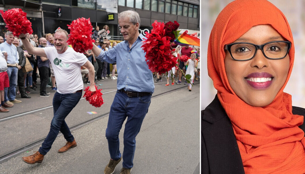 – Da jeg kom hjem, delte jeg bildet av de to dansende herrene på min vegg i sosiale medier. Lite visste jeg om hva som ville komme, forteller Ubah Aden. – Da jeg kom hjem, delte jeg bildet av de to dansende herrene på min vegg i sosiale medier. Lite visste jeg om hva som ville komme, forteller Ubah Aden.