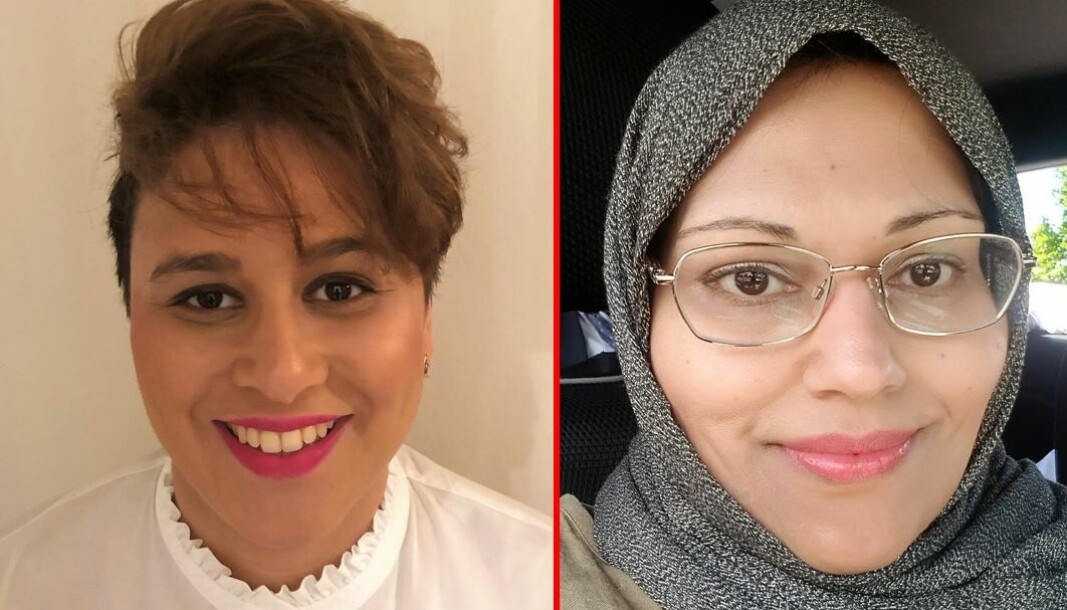 Sunniva DeLeon (til v), leder for Oslo SV antirasistisk gruppe, og Attia Mirza Mehmood, vararepresentant i Oslo bystyret for SV, mener at det er på tide å innføre en kvitteringsordning for politiet. Sunniva DeLeon (til v), leder for Oslo SV antirasistisk gruppe, og Attia Mirza Mehmood, vararepresentant i Oslo bystyret for SV, mener at det er på tide å innføre en kvitteringsordning for politiet.