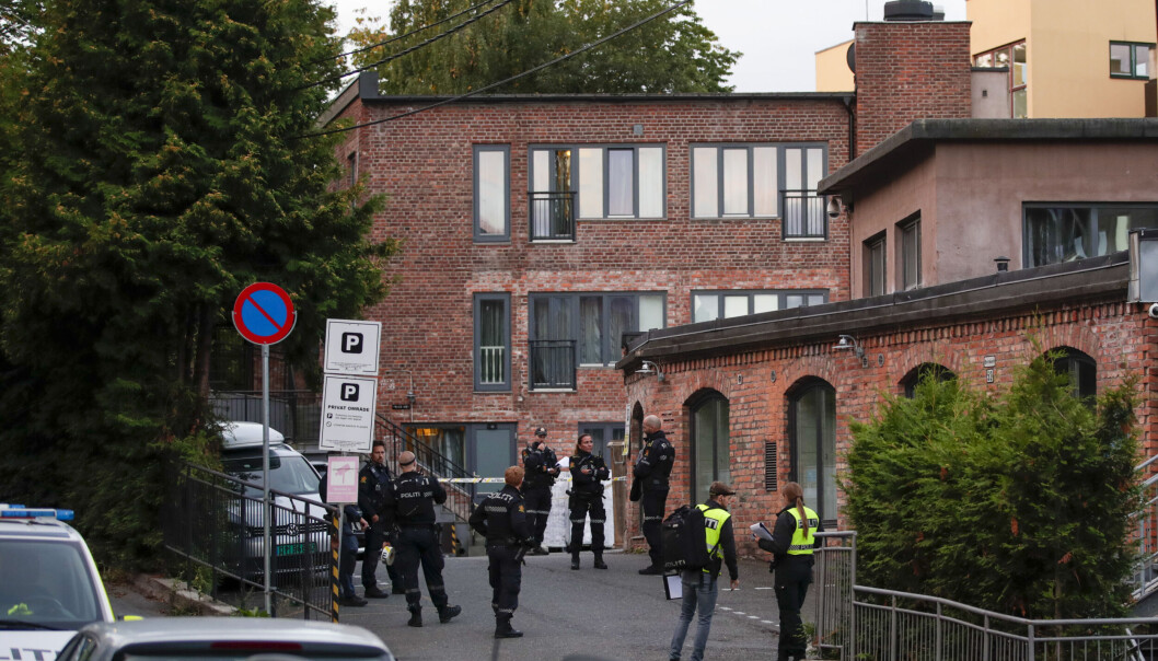 Politiet ble varslet av folk i Brinken-området som hadde hørt et smell. Politiet ble varslet av folk i Brinken-området som hadde hørt et smell.