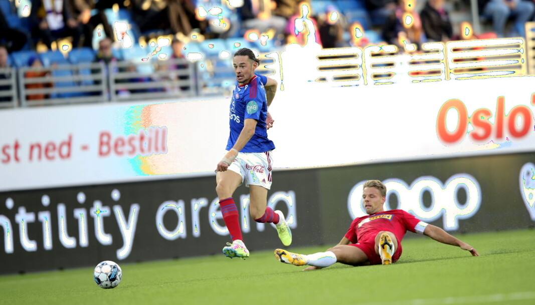 Vålerengas Amor Layouni var den store spilleren for Vålerenga mot Sandefjord. Vålerengas Amor Layouni var den store spilleren for Vålerenga mot Sandefjord.