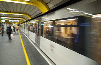 T-banefører i 30-årene tiltalt for å kjøre T-banen i fylla