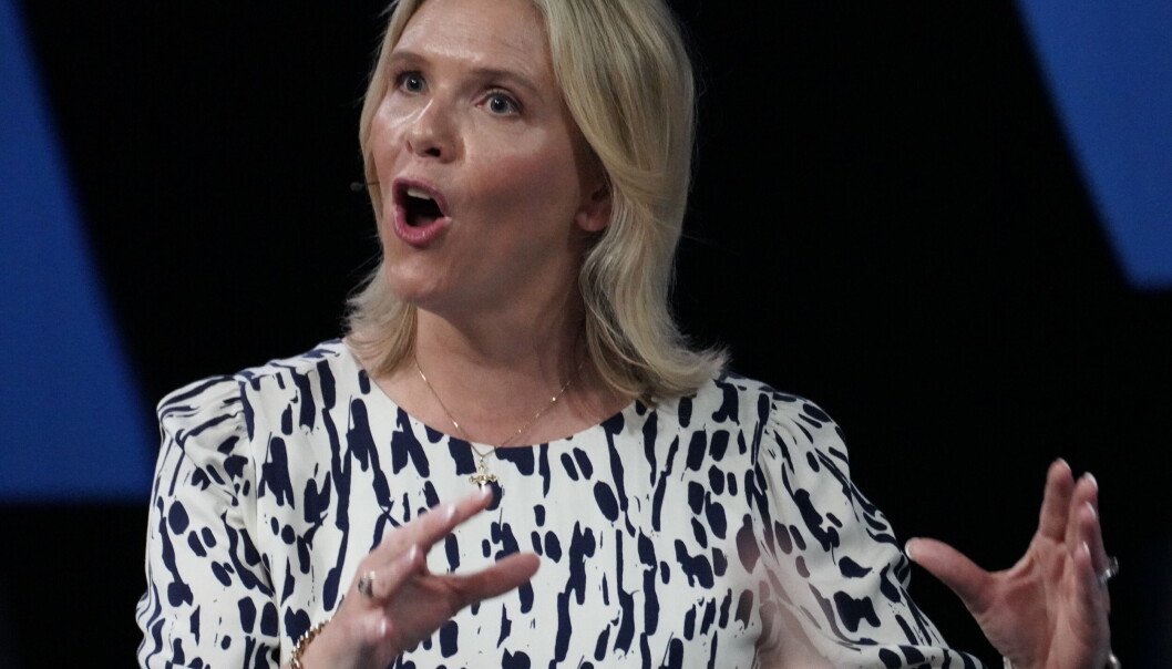 Sylvi Listhaug (Frp) under NRKs direktesendte partilederdebatt i Arendal tidligere i år. Sylvi Listhaug (Frp) under NRKs direktesendte partilederdebatt i Arendal tidligere i år.