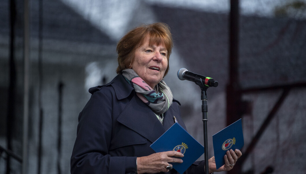 Oslo 20220922. Ordfører i Oslo, Marianne Borgen (Sv) under åpningen av Oslo samiske skole.Foto: Annika Byrde / NTB Oslo 20220922. Ordfører i Oslo, Marianne Borgen (Sv) under åpningen av Oslo samiske skole.Foto: Annika Byrde / NTB