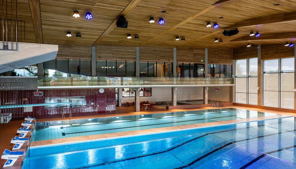 Badebassenget er det første nye kommunale badet i Oslo på 39 år. Her før åpningen.
