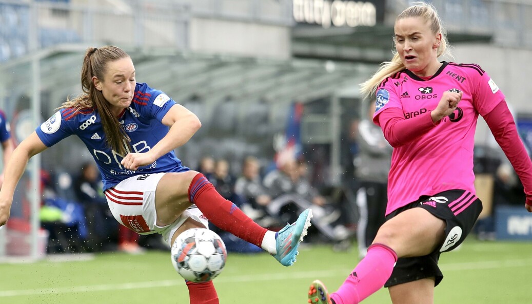 Assistmaskin Janni Thomsen stod bak begge de målgivende pasningene søndag kveld. Assistmaskin Janni Thomsen stod bak begge de målgivende pasningene søndag kveld.