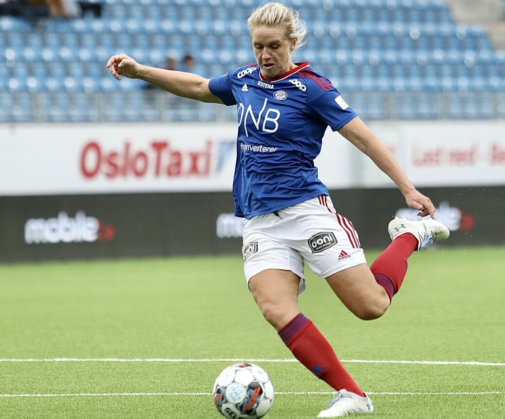 34-årige Elise Thorsnes scoret søndag sitt mål nummer 200 i norsk kvinnefotball. 34-årige Elise Thorsnes scoret søndag sitt mål nummer 200 i norsk kvinnefotball.