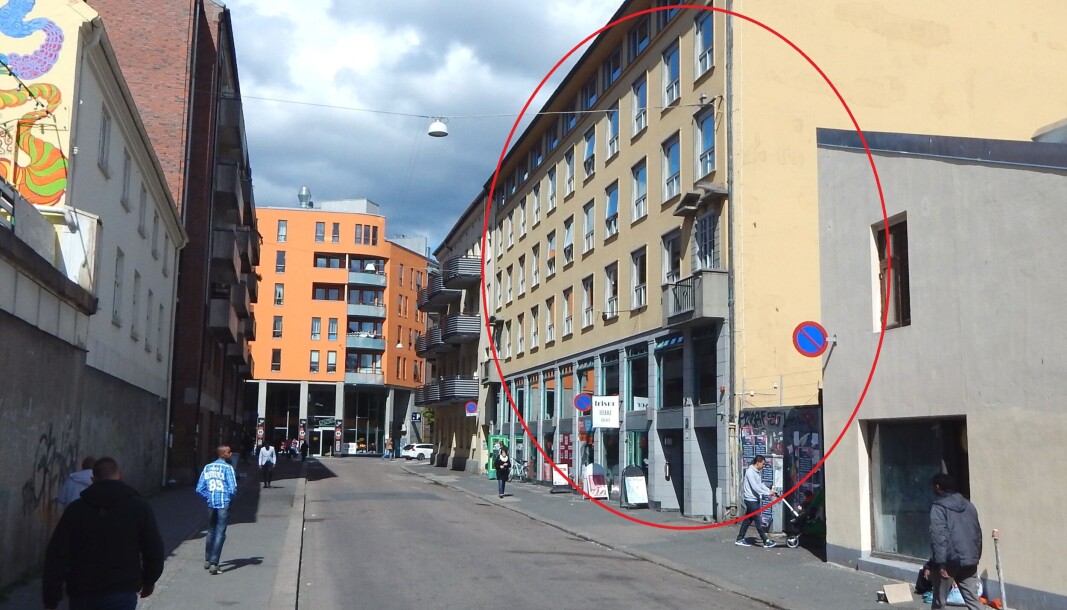 Motzfeldtsgate 1 kan bli til studentboliger, om eieren får gjennomslag for å omregulere bygget. Motzfeldtsgate 1 kan bli til studentboliger, om eieren får gjennomslag for å omregulere bygget.