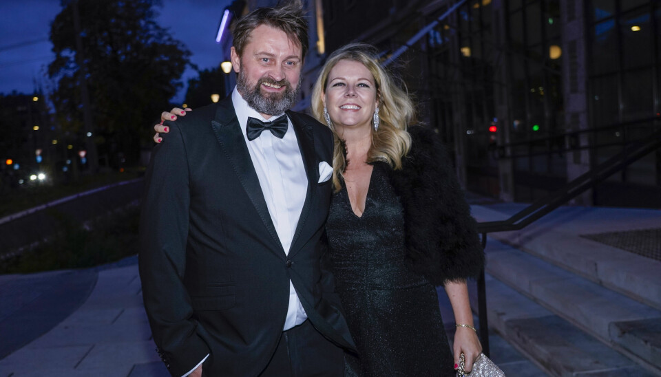 Thomas Numme og Annette Walther på Solli plass, klare for Sommero- åpning. Foto: Terje Pedersen / NTB