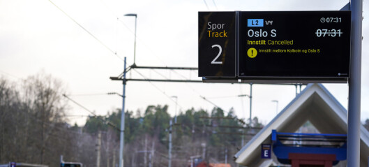 Oslo spesielt utsatt for toginnstillinger