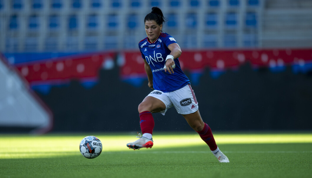 Vålerengas Dejana Stefanovic ble matchvinner borte mot Rosenborg i kvinnenes toppserie lørdag. Vålerengas Dejana Stefanovic ble matchvinner borte mot Rosenborg i kvinnenes toppserie lørdag.