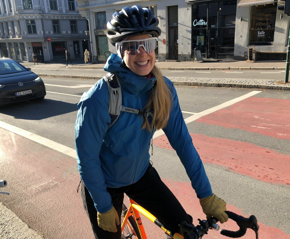 - Det er absolutt farlig å sykle her, sier Sigrun Hoen ved krysset Ullevålsveien og Waldemar Thranesgate. Krysset er ett av fem plukket ut av Syklistenes landsforening som spesielt farlige steder for syklister i Oslo.