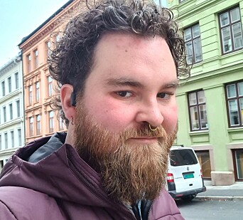 Sykkelbud Audun Reime Berthelsen har syklet over hele byen. Dette er et av de verste stedene for syklister, mener han. Sykkelbud Audun Reime Berthelsen har syklet over hele byen. Dette er et av de verste stedene for syklister, mener han.