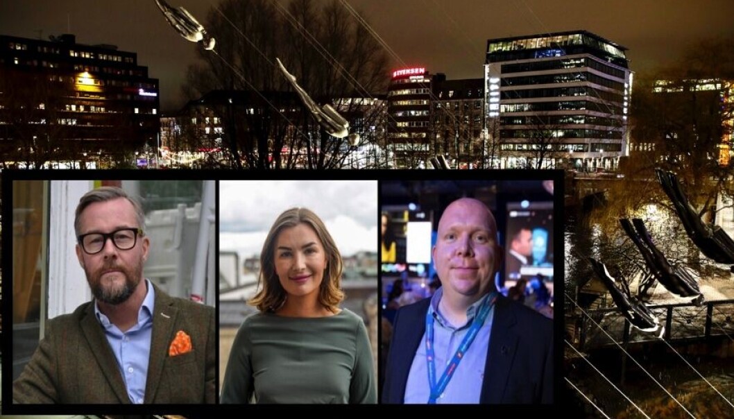 — For å si det enkelt, det nytter ikke å rosemale ei trillebår, eller i dette tilfellet fortau, det er fremdeles et redskap til å flytte møkk i. Sånn blir det med Vaterland også, skriver de tre artikkelforfatterne. — For å si det enkelt, det nytter ikke å rosemale ei trillebår, eller i dette tilfellet fortau, det er fremdeles et redskap til å flytte møkk i. Sånn blir det med Vaterland også, skriver de tre artikkelforfatterne.