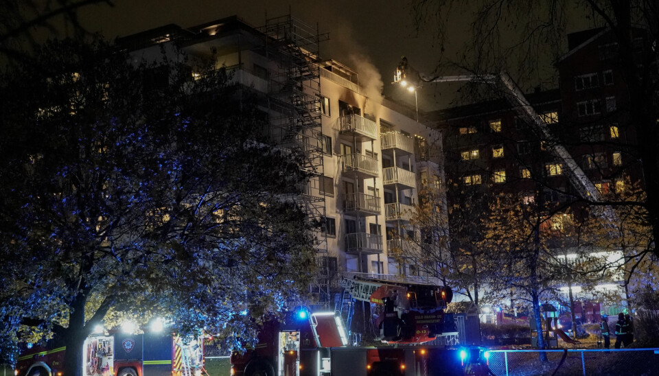 En person er siktet etter brann i en boligblokk i Kingos gate på Sagene i Oslo tirsdag kveld.