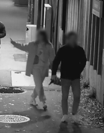 Kvinnen og mannen skal ha snakket med gjerningspersonen på Hovseter perrong. Kvinnen og mannen skal ha snakket med gjerningspersonen på Hovseter perrong.