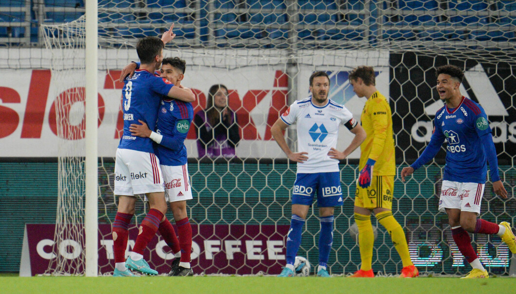 Vålerengas Torgeir Børven jubler etter 1-0 målet under eliteseriekampen i fotball 2022 mellom Vålerenga og Molde på Intility Arena. Vålerengas Torgeir Børven jubler etter 1-0 målet under eliteseriekampen i fotball 2022 mellom Vålerenga og Molde på Intility Arena.