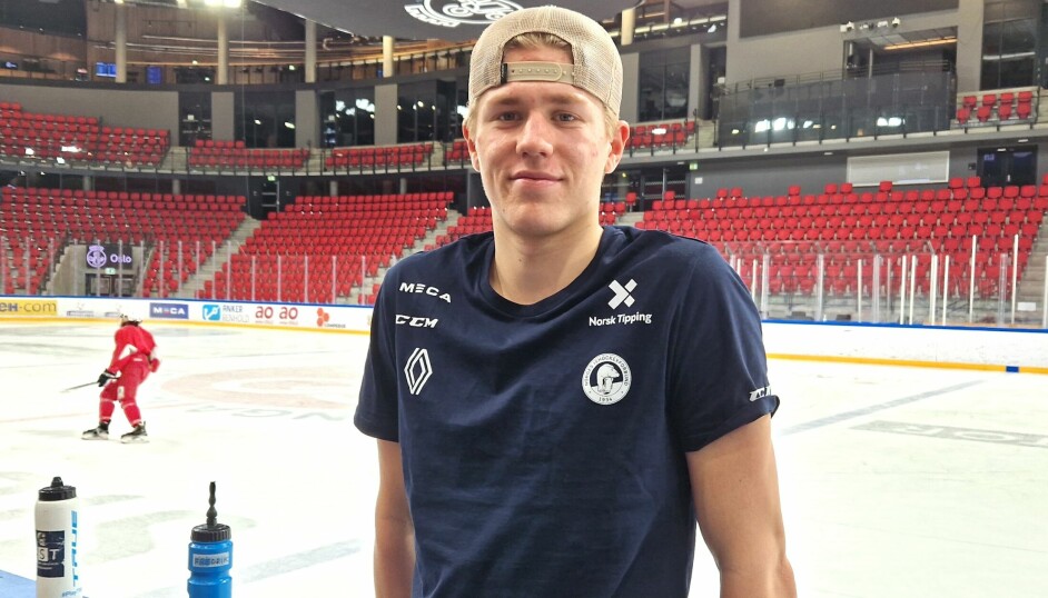 Vålerenga-gutten Michael Brandsegg-Nygård har stor suksess i svensk ishockey om dagen. I helgen var han en snartur innom Jordal og traff gamle kamerater.