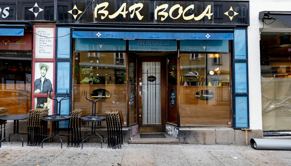 Bar Boca i Thorvald Meyersgate 30 i Oslo.  Bar Boca er en liten cocktail bar på Grünerløkka.