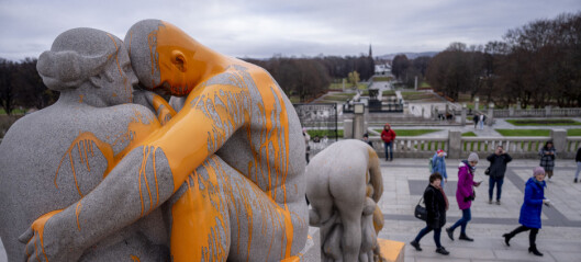 Malingen er vasket vekk av statuene i Vigelandsparken