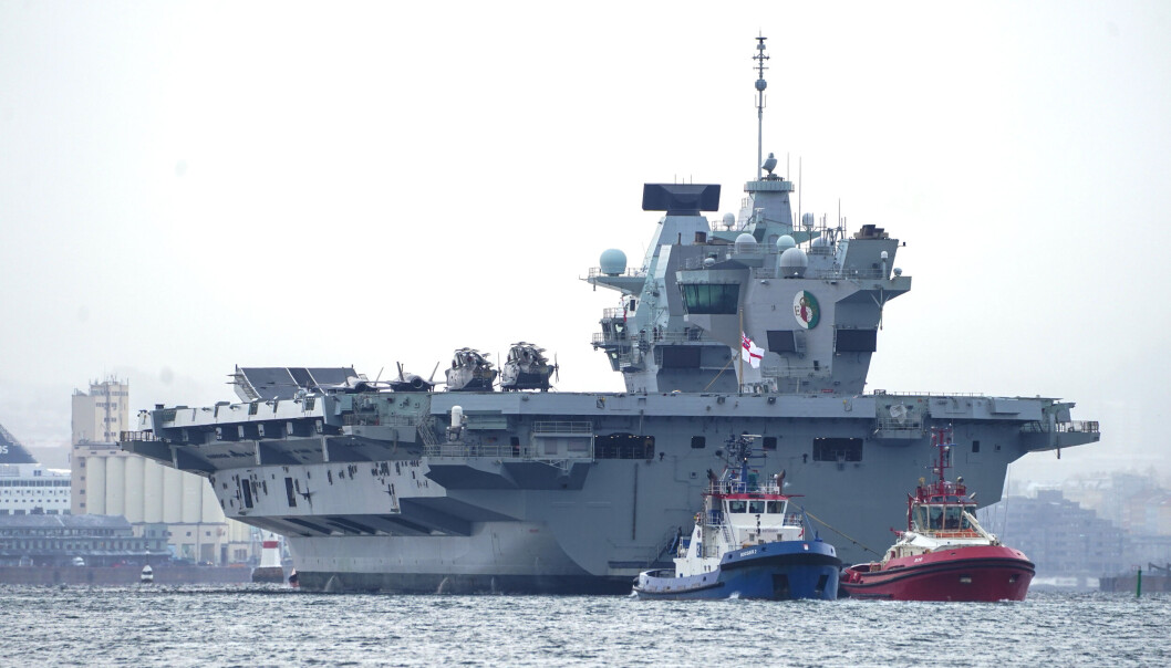 Det britiske hangarskipet HMS Queen Elizabeth ankommer Oslo mandag formiddag. Det britiske hangarskipet HMS Queen Elizabeth ankommer Oslo mandag formiddag.