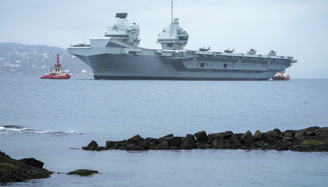 HMS Queen Elizabeth skal ligge ved Søndre Akershuskai under oppholdet i Oslo.