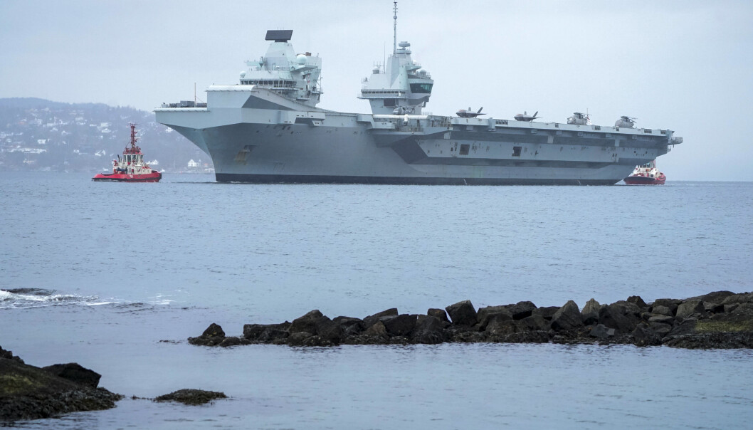HMS Queen Elizabeth skal ligge ved Søndre Akershuskai under oppholdet i Oslo. HMS Queen Elizabeth skal ligge ved Søndre Akershuskai under oppholdet i Oslo.