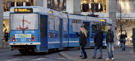 Fra fredag skaper Sporveien julestemning og kjører lystrikken i Oslos gater