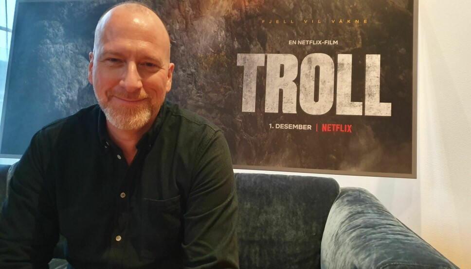 — Jeg føler folk synes det er gøy at det lages film i byen. Det var mye positivitet rundt det, forteller regissør Roar Uthaug om sin nyeste film, Troll.