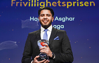 Hasnain Asghar (19) fra Stovner vant Frivillighetsprisen for 2022