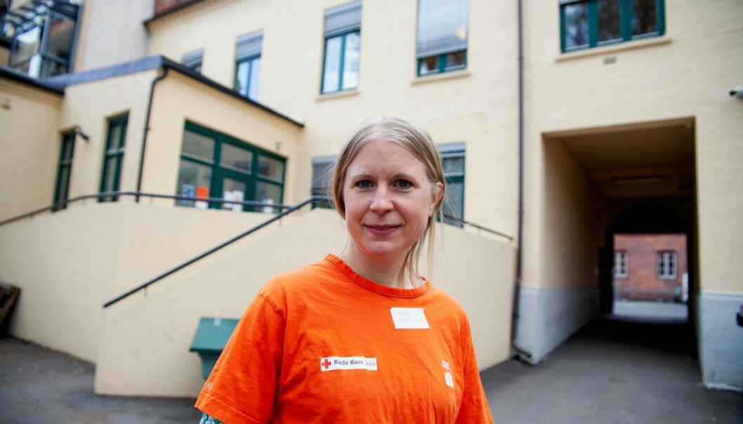 Linnea Näsholm i Helsesenteret for papirløse migranter er glad for Rødts initiativ.