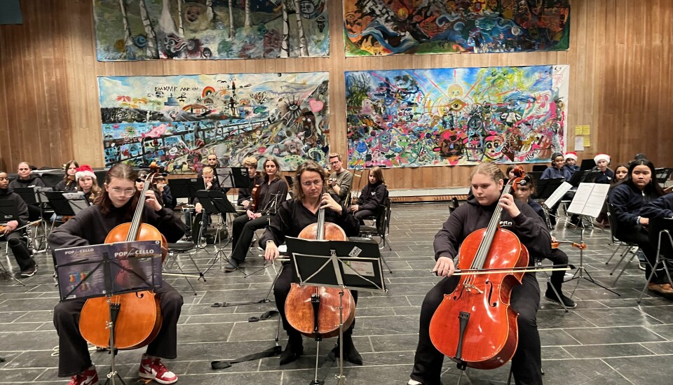 Tøyen orkester er en av mange kulturelle aktører som har vært innom det gamle Munchmuseet i løpet av høsten.