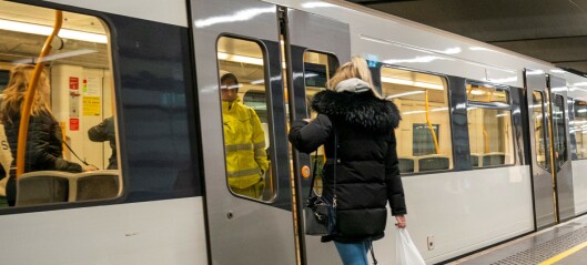 T-bane til Frognerseteren snur på Holmenkollen grunnet snøværet