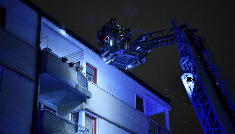 Sent torsdag kveld brant det kraftig i en leilighet på Vålerenga.
