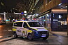 Oslo 20230110. Politi på stedet der en person skal ha blitt stukket med en skarp gjenstand i Brugata i Oslo sentrum.