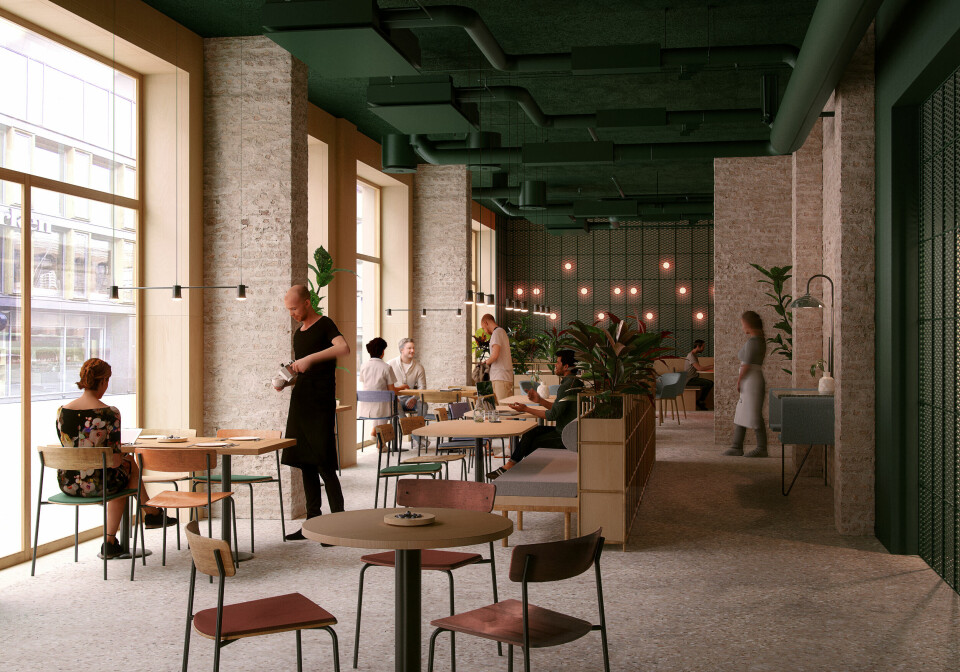 Studenthusets cafe. Foto: Dark Design Group / OK Kontor