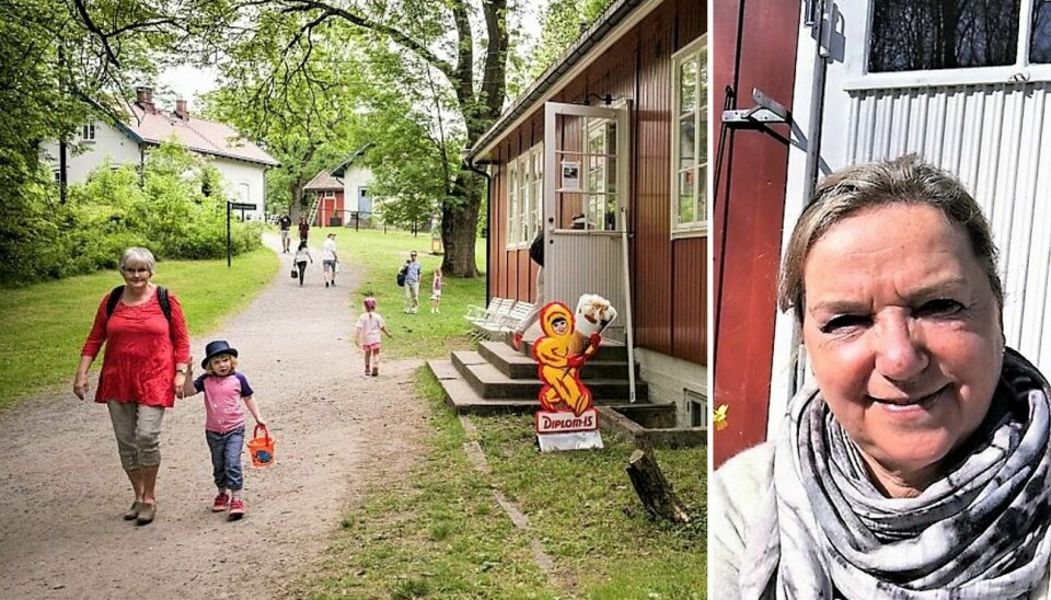 Gabriele Neset synes det er trist å gi opp driften av idylliske Klosterkroa: – Det som er så fint med Hovedøya, er at det er rom for alle. Eldre kan gå med rullator, og barneforeldre kan trille barnevogn.