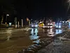 Masse vann renner fra Carl Berner-krysset og nedover Finnmarksgata, Sars’ gate og Trondheimsveien.