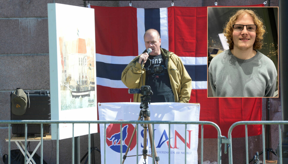 Lars Thorsen er leder for Stopp islamiseringen av Norge (Sian). Tidligere denne måneden ble Sian nektet å brenne Koranen utenfor den tyrkiske ambassaden. — Brenning av koraner bør ikke finne sted i byen vår, sier leder i Unge Sentrum, Simen Bondevik.