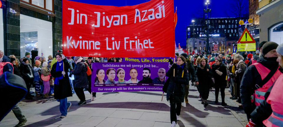 Hovedparolen til årets markering av den internasjonale kvinnedagen 8. mars  2023 i Oslo er «Jin, Jiyan, Azadi - Kvinne, Liv, Frihet».