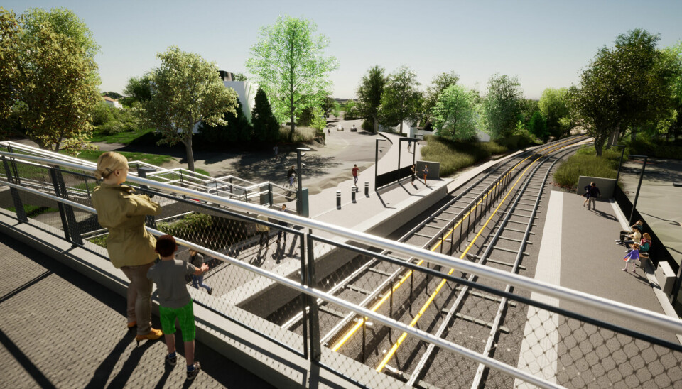 Den nye stasjonen vil bidra til et større byutviklingsprosjekt i nærområdet.