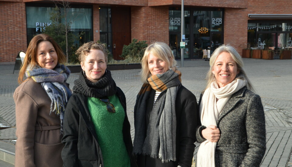Fra venstre Anne Gro Johansen, Live Glesne Kjølstad, Jennie-Ann Hansson og Susann Nordhagen.