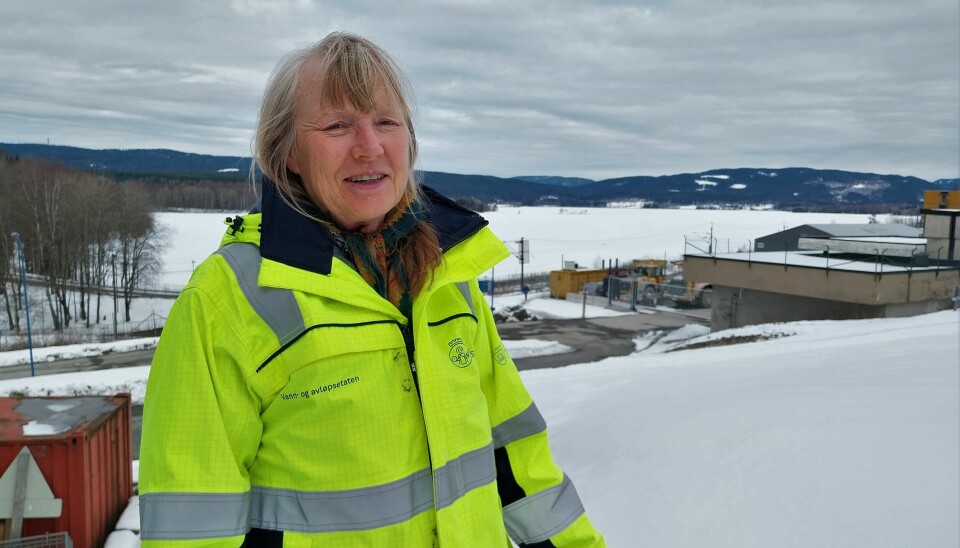 Bjørg Einan trives godt med å arbeide ute, og fra kontoret på Kjelsås har hun god oversikt over Maridalsvannet og åsene rundt.